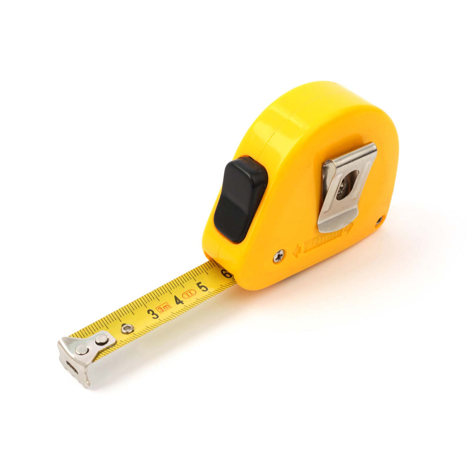 8m Retractable Professional Tape Measure with Metal Belt Clip
